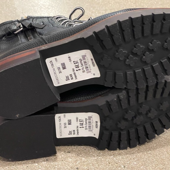 Kensie Boots Weslie Black Lace Up Combat Booties - Picture 13 of 13